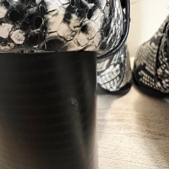 BcbgGeneration Agnes harness animal print synthetic material booties - Picture 7 of 12